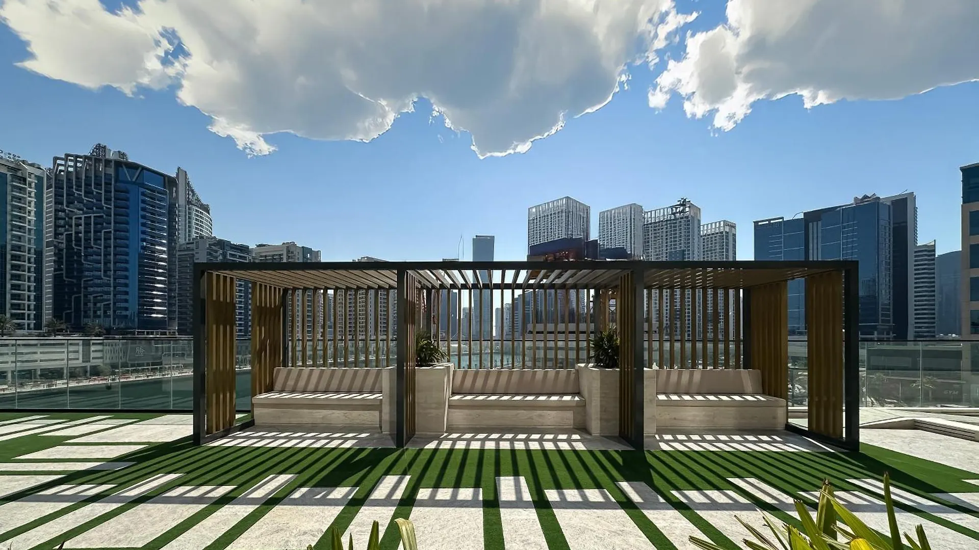 Elegant Getaway W Stunning Pool Canal Views Dubai Apartment